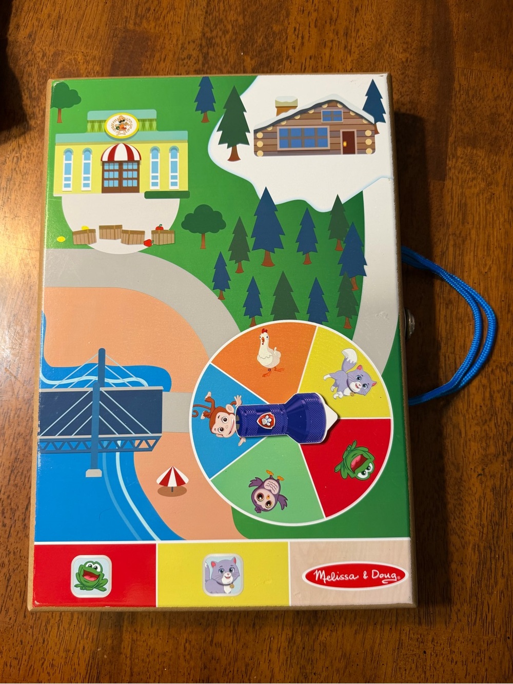 Melissa & Doug Paw Patrol Wooden Spy Find &Rescue Travel Game Box
